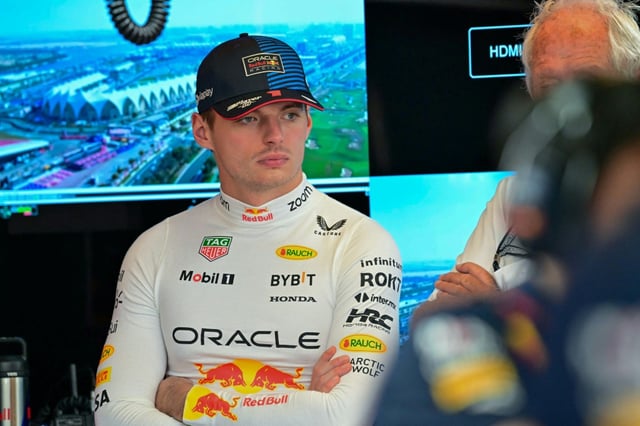 Red Bull's Max Verstappen was unimpressed with being sanctioned for swearing during the 2024 season