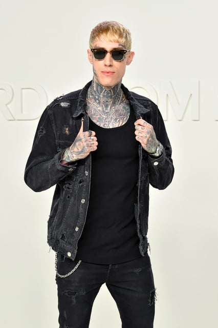 Trace Cyrus attends the Tom Ford fall/winter 2020 show at Milk Studios on Feb. 7, 2020, in Hollywood, California.