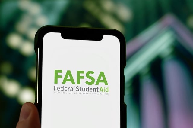 Guilherand-Granges, France - December 05, 2024. Federal Student Aid provides financial assistance for U.S. students through loans, grants, and work-study programs to fund education.