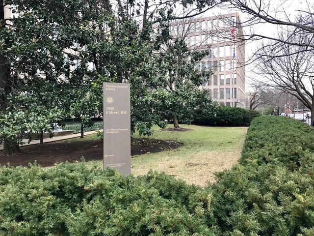 OPM's Washington, D.C., headquarters. (Billy Mitchell)