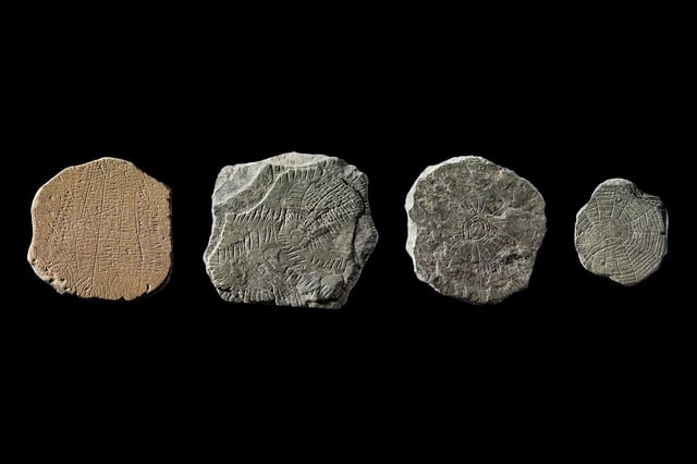 "Sun stones" were named for sunlike designs carved on discs found on the Danish island of Bornholm. The sun is the most common motif, but the discs feature other designs such as rows of crops.
