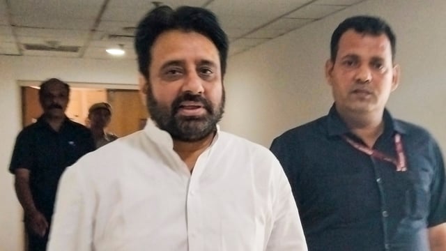 Aam Aadmi Party MLA Amanatullah Khan. (PTI Photo)