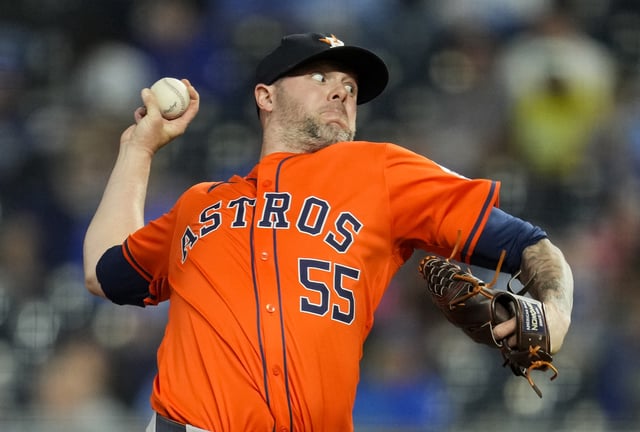 Reliever Ryan Pressly of the Houston Astros