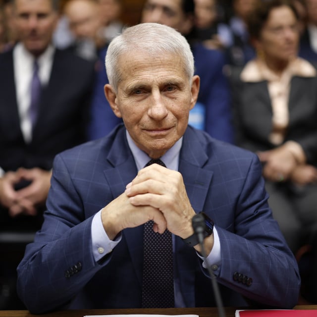 Dr. Anthony Fauci, former Director of the National Institute of Allergy and Infectious Diseases, arrives to testify before the House Oversight and Accountability Committee Select Subcommittee on the Coronavirus Pandemic at the Rayburn House Office Building on June 03, 2024 in Washington, DC. President Donald Trump reportedly pulled security detail for Fauci late Thursday.
