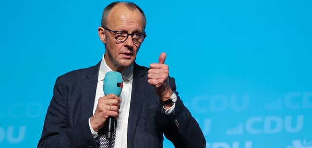 Friedrich Merz, Bundesvorsitzender der CDU und Kanzlerkandidat der Union