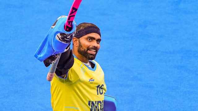 A file photo of PR Sreejesh
