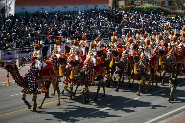 The annual show is a colourful and tightly choreographed spectacle