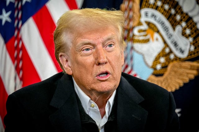 Donald Trump in Fletcher, N.C., on Jan. 24, 2025.
