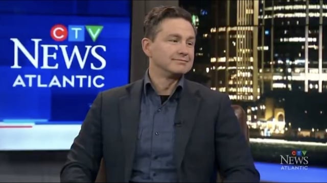 Pierre Poilievre said he will take Trump’s tariffs head-on if he is elected Canadian prime minister this year.