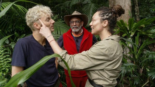 Sam Dylan und Lilly Becker haben nicht das beste Verhältnis im Dschungelcamp.