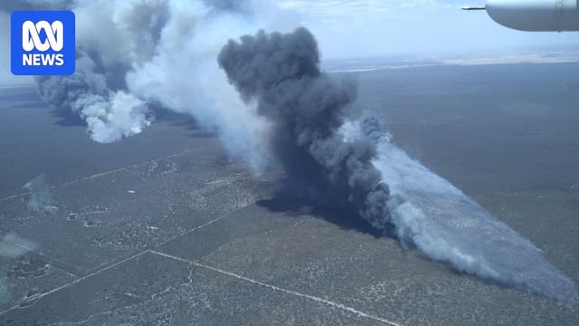 A bushfire aerial