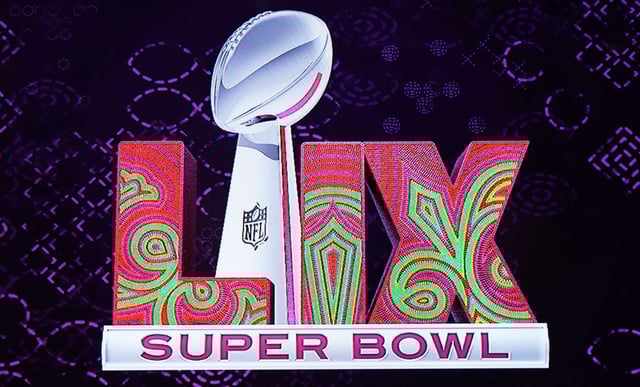 The official Super Bowl 59 logo was unveiled at last year's Super Bowl in February 2024.