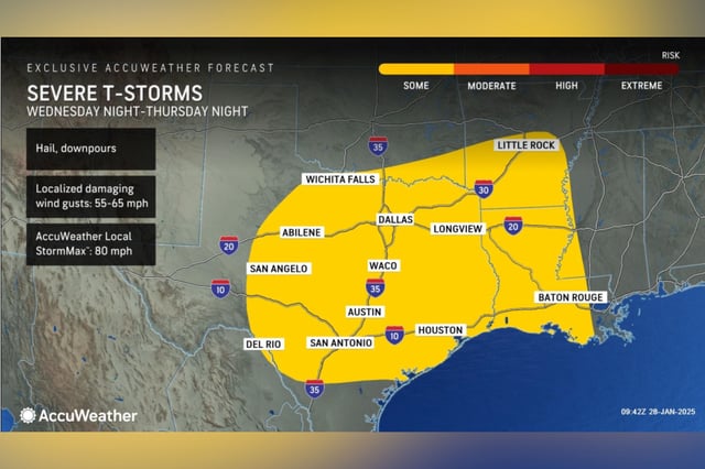 Thunderstorm map