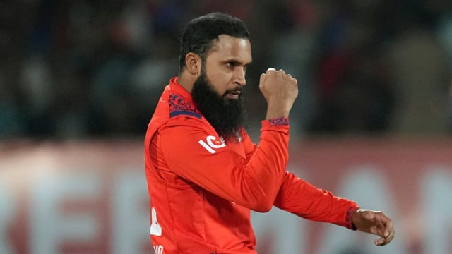 Rashid took one wicket for 15 runs in his four overs, and was 10 not out at the end of England’s innings