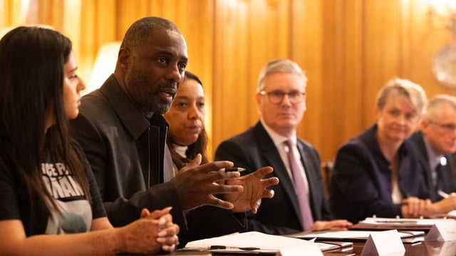 Idris Elba met Sir Keir Starmer in September to discuss knife crime