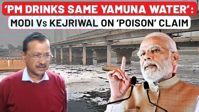 PM Narendra Modi slammed Arvind Kejriwal’s ‘poisonous water’ claim