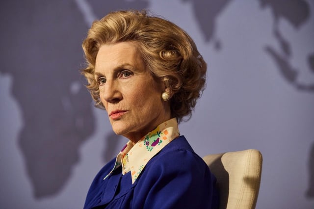 Harriet Walter as Margaret Thatcher (Photo: Matt Frost/Channel 4)