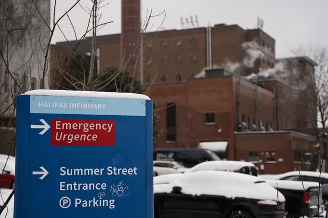 The Halifax Infirmary hospital is pictured following a weapons complaint and three injuries to employees before Halifax Regional Police took a patient into custody, in Halifax, Wednesday, Jan. 29, 2025. THE CANADIAN PRESS/Darren Calabrese