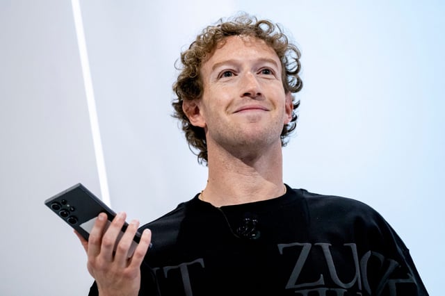 Mark Zuckerberg at a Meta event in September.