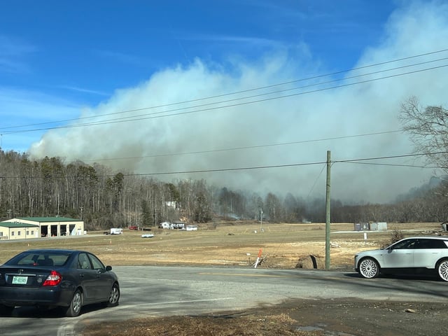 A fire in Old Fort has caused McDowell County Emergency Services to issue an evacuation order for some residents in the area on Jan. 29.