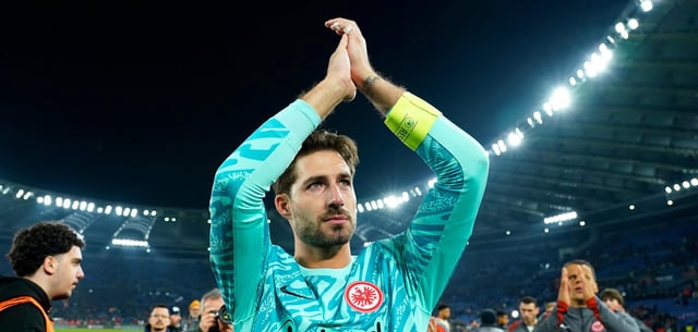 Torhüter Kevin Trapp von Eintracht Frankfurt ist zufrieden – mit den Fans