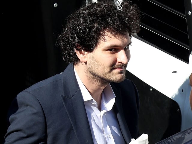 FTX founder Sam Bankman-Fried after returning to court In the Bahamas (Joe Raedle/Getty Images)