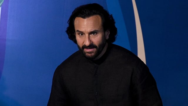 Bollywood actor Saif Ali Khan.