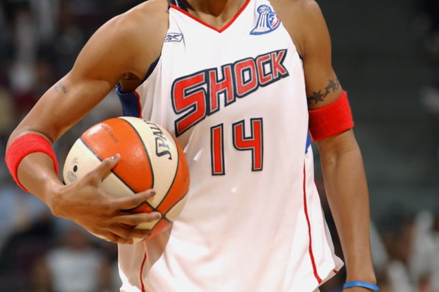 A Detroit Shock player in 2003. 