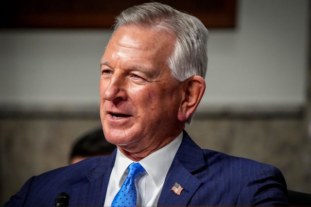 Tommy Tuberville at Capitol Hill on Jan. 14, 2025, in Washington, D.C.