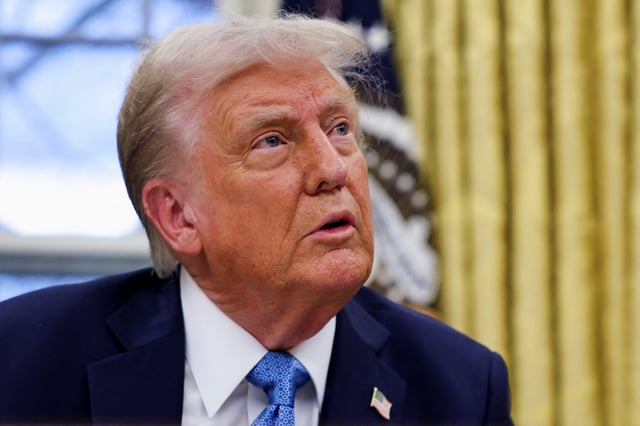 Donald Trump, le 31 janvier à Washington.