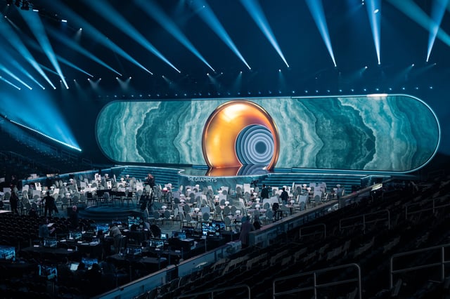 First Look at GRAMMY Stage for The 67th Annual Grammy Awards Stage broadcasting live Sunday, February 2, 2025 (8:00-11:30 PM, LIVE ET/5:00-8:30 PM, LIVE PT) on the CBS Television Network, and available to stream live and on demand on Paramount+*.