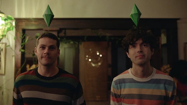 Dylan O'Brien and James Sweeney appear in Twinless by James Sweeney (Photo by Greg Cotten)