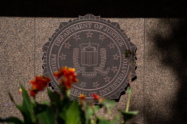 The J. Edgar Hoover building, Federal Bureau of Investigation (FBI) headquarters, is photographed on October 8, 2024 in Washington, DC.