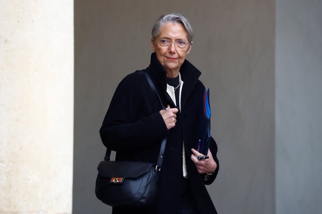 La ministre de l’Éducation, Élisabeth Borne, à Paris le 15 janvier 2025.