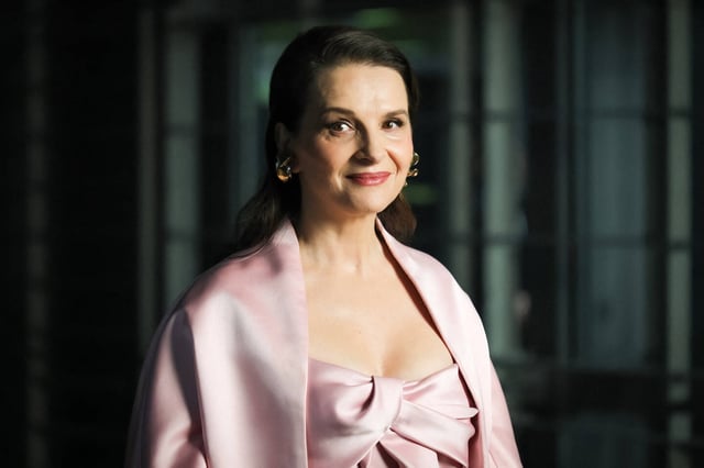 Juliette Binoche à Lucerne, en Suisse, le 7 décembre.