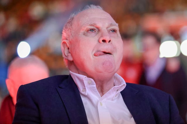 Viel los: Uli Hoeneß freut sich auf den Februar