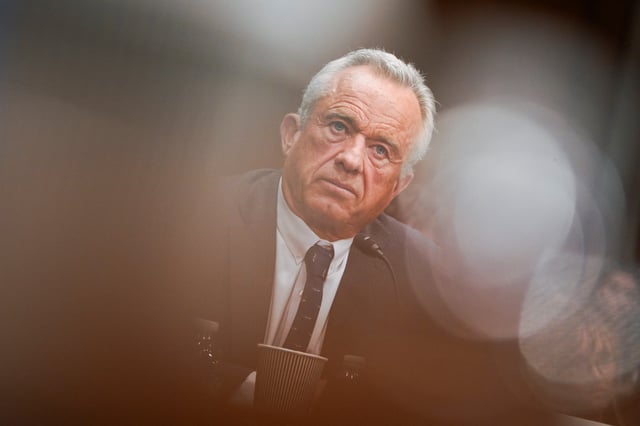 Robert F. Kennedy Jr., U.S. President Trump’s nominee to be secretary of Health and Human Services, testifies before a Senate Health, Education, Labor, and Pensions (HELP) Committee confirmation hearing on Capitol Hill in Washington, U.S., January 30, 2025. REUTERS/Nathan Howard/File Photo