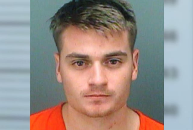 Brandon Russell Pinellas County Sheriff&#39;s Office mugshot, June 8 2017.