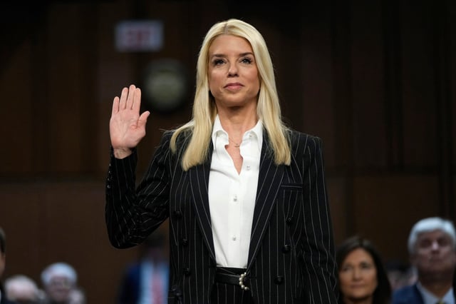 Pam Bondi, President Donald Trump's choice to lead the Justice Department as attorney general, has been confirmed.