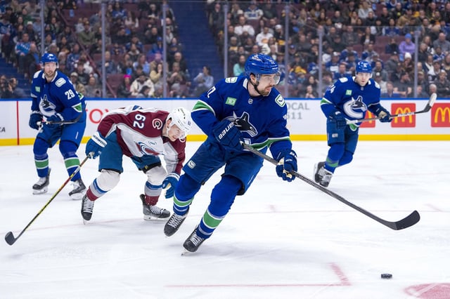 The Vancouver Canucks were dominant in their victory over the Colorado Avalanche.