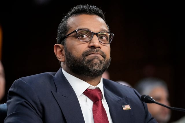 Kash Patel, President Donald Trump's choice to be director of the FBI, appears before the Senate Judiciary Committee for his confirmation hearing, on Capitol Hill on Jan. 30, 2025.