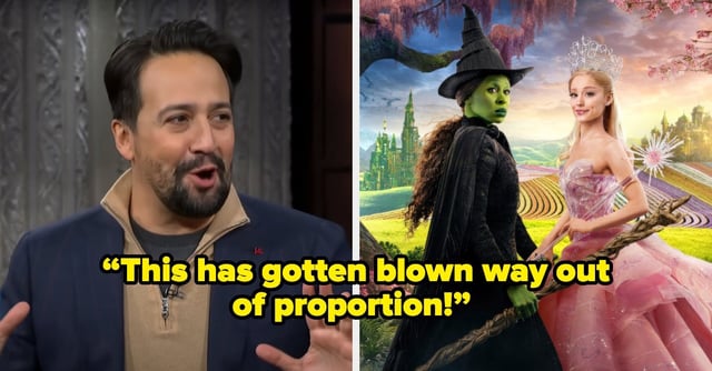 Two images of a man speaking animatedly, with the overlaid text: "This has gotten blown way out of proportion!"