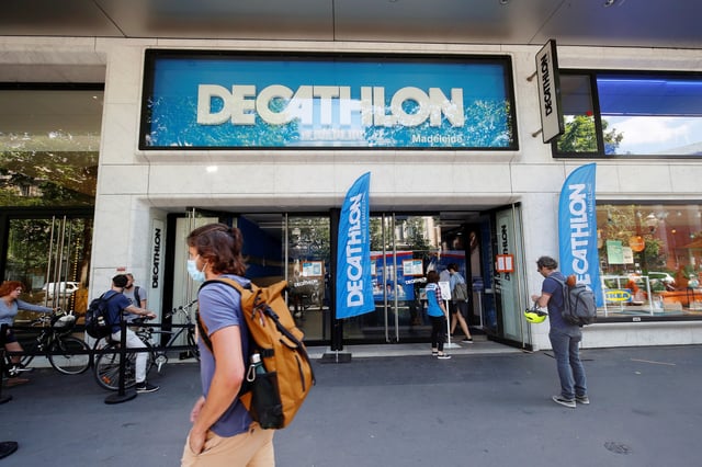 Un magasin Decathlon à Paris.