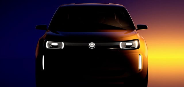 Die von VW veröffentlichte Designskizze des neuen Elektroautos, das ID.1 heißen könnte