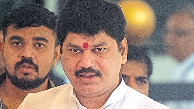 Nationalist Congress Party leader and Maharashtra minister Dhananjay Munde 