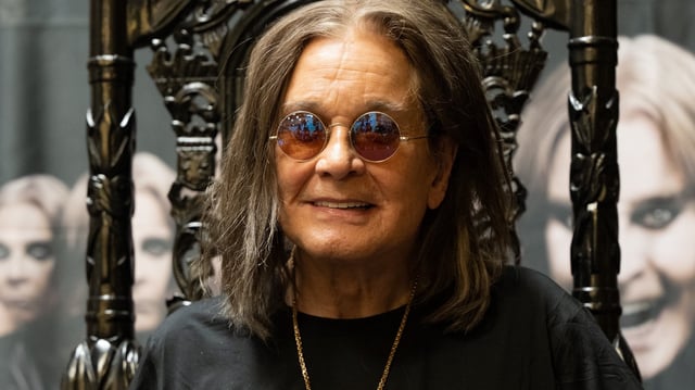 Musician Ozzy Osbourne signs copies of his album &#34;Patient Number 9&#34; at Fingerprints Music on September 10, 2022 in Long Beach, California.