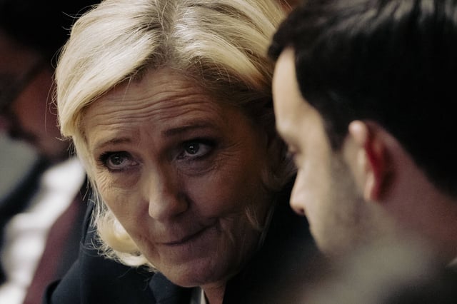 Marine Le Pen à l'Assemblée nationale le 5 février 2025.