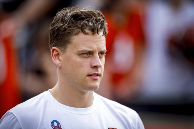 Joe Burrow of the Cincinnati Bengals on Feb. 2, 2025/ in Orlando.