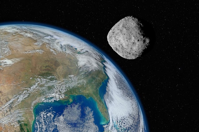 Scientists are keeping a close eye on 2024 YR4. (Artist's impression of an asteroid. Elements of this image furnished by NASA.)