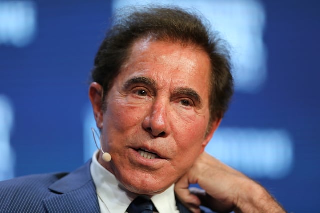 Steve Wynn, Chairman and CEO of Wynn Resorts, speaks during the Milken Institute Global Conference in Beverly Hills, California, U.S., May 3, 2017. REUTERS/Mike Blake/File Photo